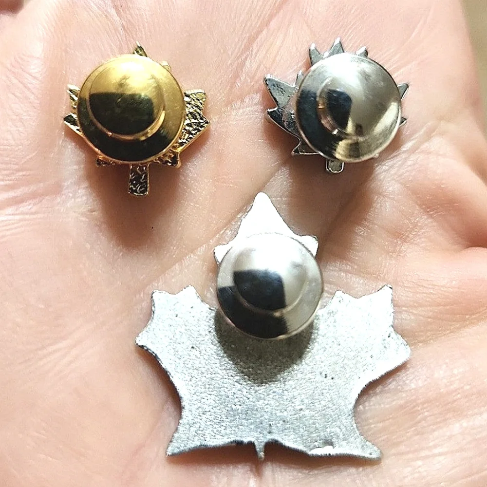 Anthropologie Trio Of Maple Leaf Scatter Clutch Pins